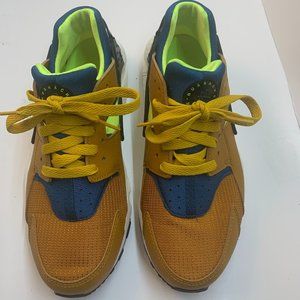 Nike Hurache Neon/Blue/ Brown